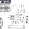 Bristan Cherry Easyfit Sink Mixer Kitchen Tap Spares